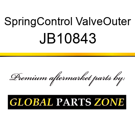 Spring,Control Valve,Outer JB10843