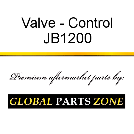 Valve - Control JB1200
