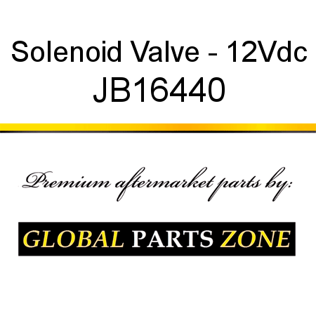 Solenoid Valve - 12Vdc JB16440