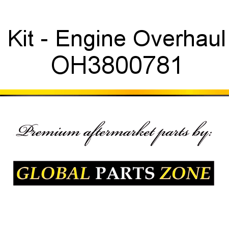 Kit - Engine Overhaul OH3800781