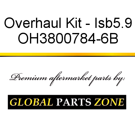 Overhaul Kit - Isb5.9 OH3800784-6B