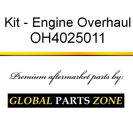 Kit - Engine Overhaul OH4025011
