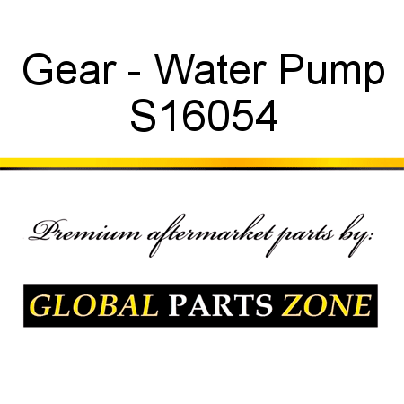 Gear - Water Pump S16054