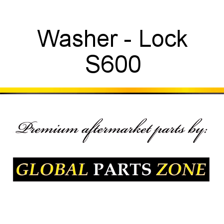 Washer - Lock S600