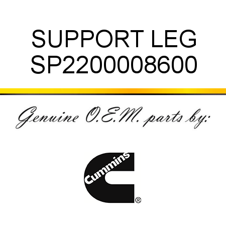 SUPPORT LEG SP2200008600
