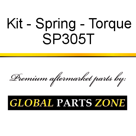 Kit - Spring - Torque SP305T
