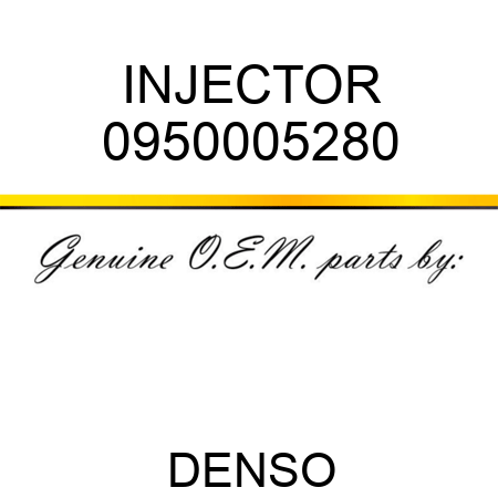 INJECTOR 0950005280