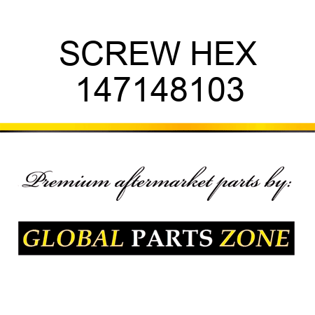 SCREW, HEX 147148103