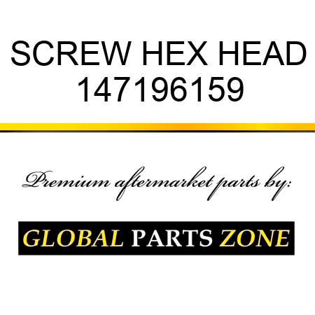 SCREW, HEX HEAD 147196159