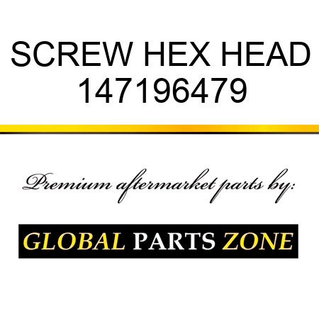 SCREW, HEX HEAD 147196479