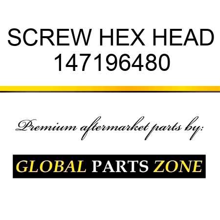 SCREW, HEX HEAD 147196480