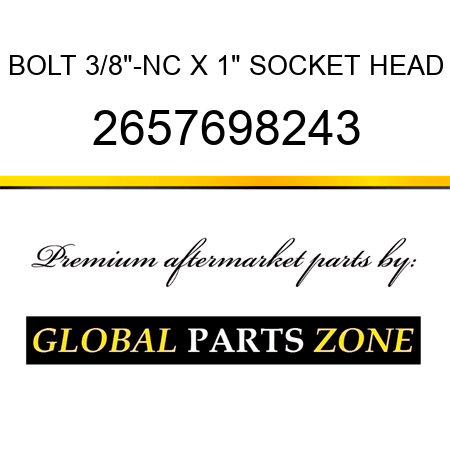 BOLT, 3/8