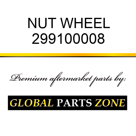 NUT, WHEEL 299100008