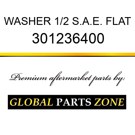 WASHER, 1/2 S.A.E. FLAT 301236400