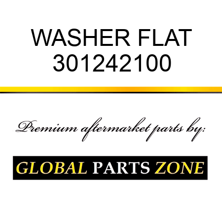 WASHER, FLAT 301242100