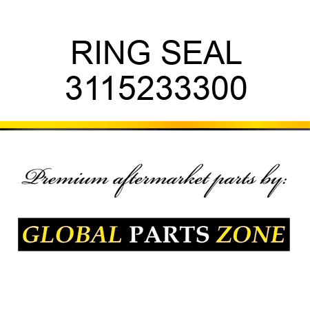 RING, SEAL 3115233300