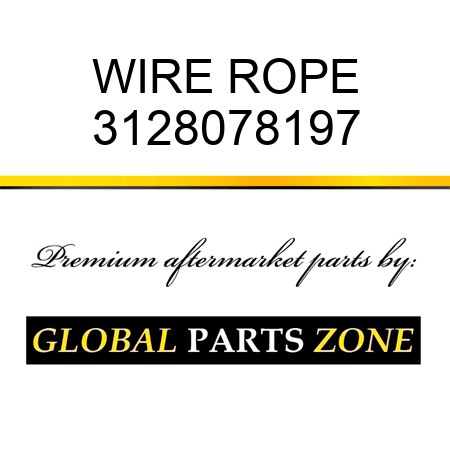 WIRE ROPE 3128078197