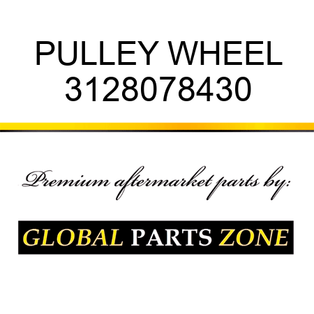 PULLEY WHEEL 3128078430
