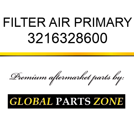 FILTER, AIR, PRIMARY 3216328600