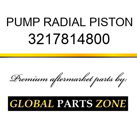 PUMP, RADIAL PISTON 3217814800