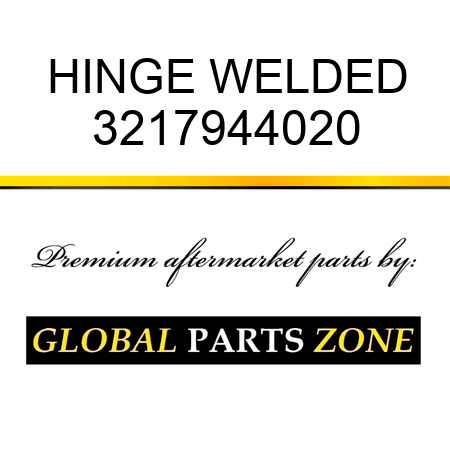 HINGE, WELDED 3217944020