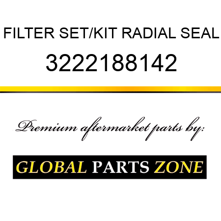 FILTER SET/KIT, RADIAL SEAL 3222188142