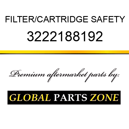 FILTER/CARTRIDGE, SAFETY 3222188192
