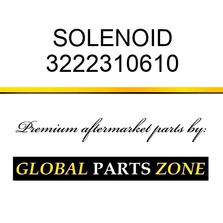 SOLENOID 3222310610