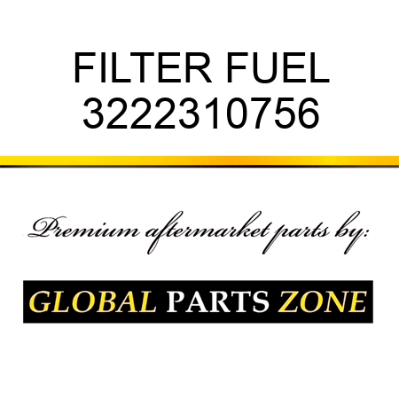 FILTER, FUEL 3222310756