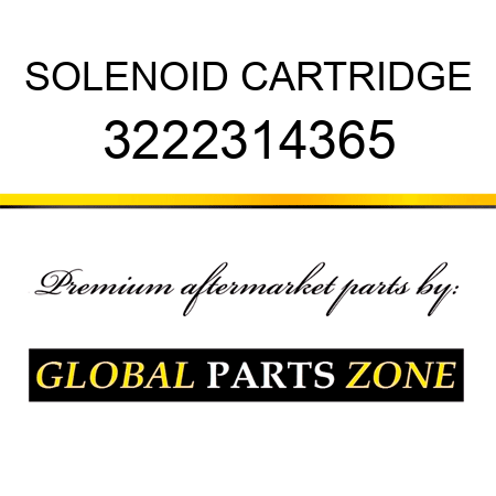 SOLENOID CARTRIDGE 3222314365