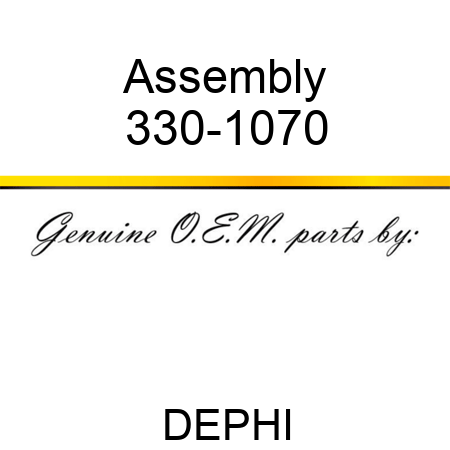Assembly 330-1070