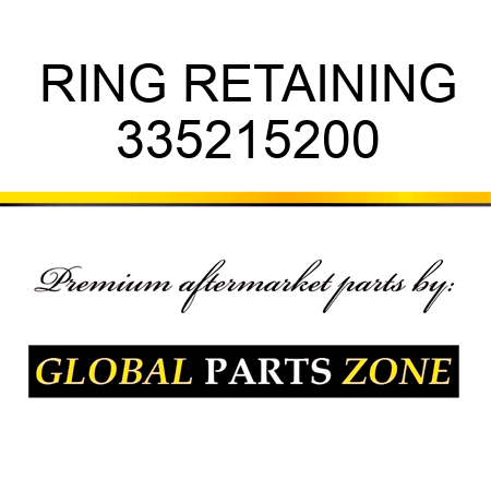 RING, RETAINING 335215200