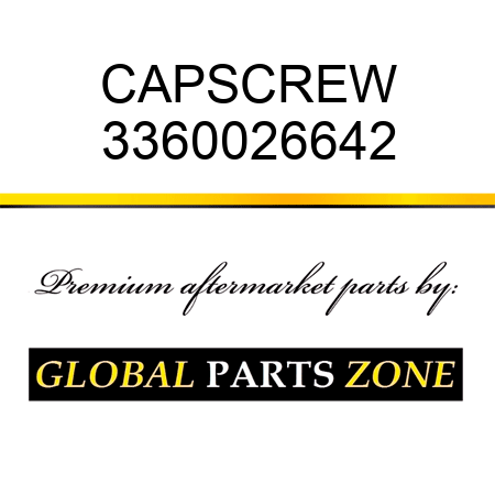 CAPSCREW 3360026642