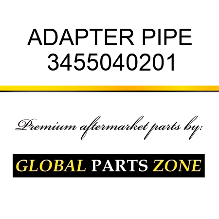ADAPTER PIPE 3455040201