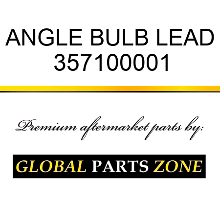 ANGLE BULB LEAD 357100001