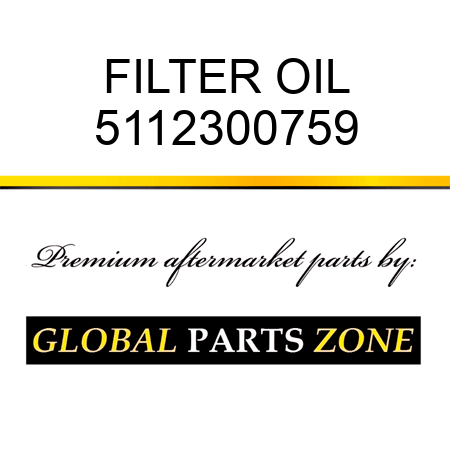FILTER, OIL 5112300759