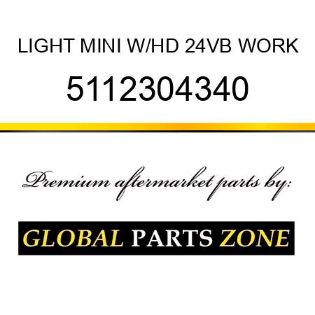 LIGHT, MINI W/HD 24VB WORK 5112304340