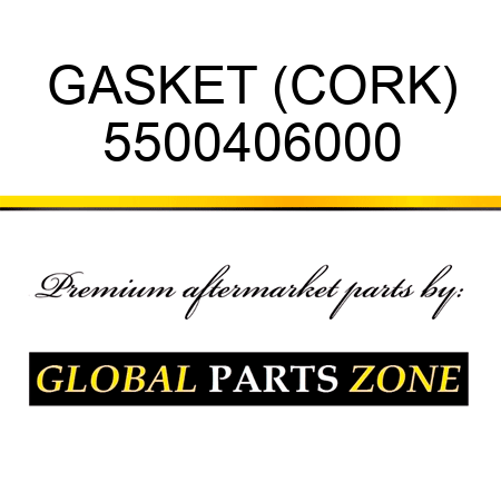 GASKET (CORK) 5500406000