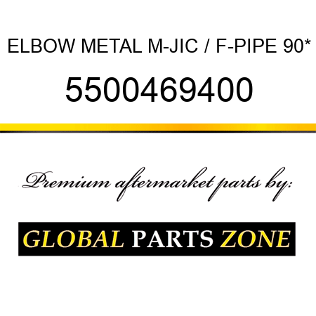 ELBOW, METAL M-JIC / F-PIPE 90* 5500469400