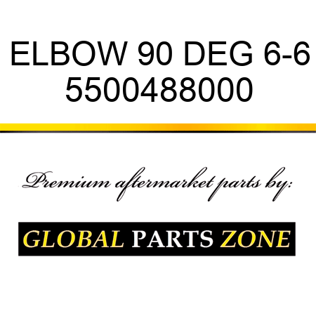 ELBOW 90 DEG 6-6 5500488000