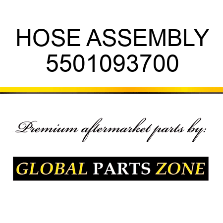 HOSE ASSEMBLY 5501093700