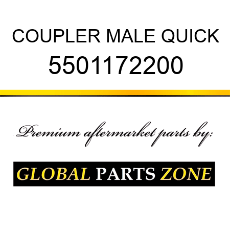 COUPLER MALE QUICK 5501172200