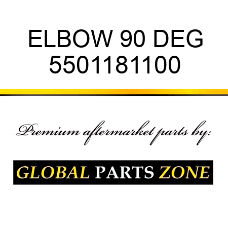 ELBOW, 90 DEG 5501181100