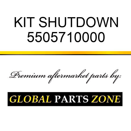 KIT, SHUTDOWN 5505710000