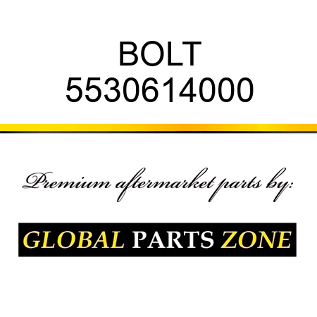 BOLT 5530614000