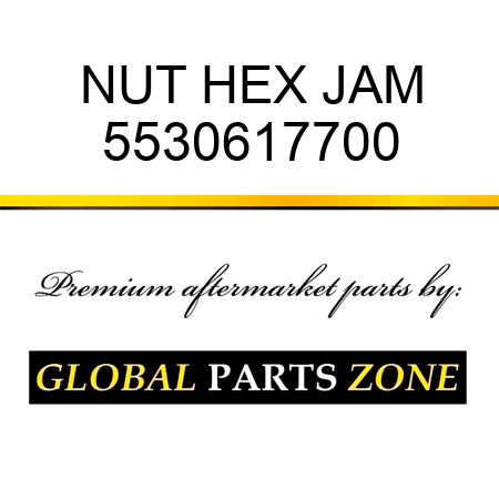 NUT, HEX JAM 5530617700