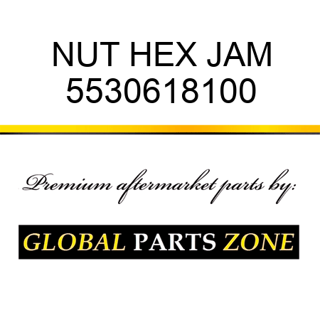 NUT, HEX JAM 5530618100