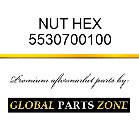 NUT, HEX 5530700100