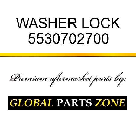 WASHER, LOCK 5530702700
