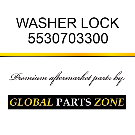WASHER, LOCK 5530703300